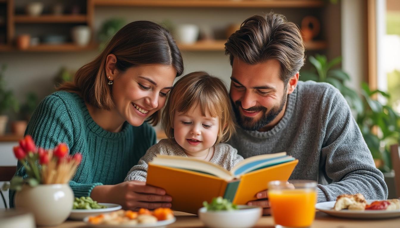 découvrez notre avis de parents sur l'écoute d'histoires pendant le dîner et comment cela peut influencer la routine des repas en famille.