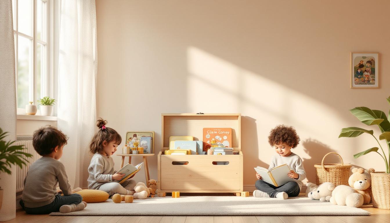 découvrez comment utiliser la boîte à histoires lors du 'temps calme' pour apaiser les enfants et faciliter un retour au jeu serein et harmonieux.