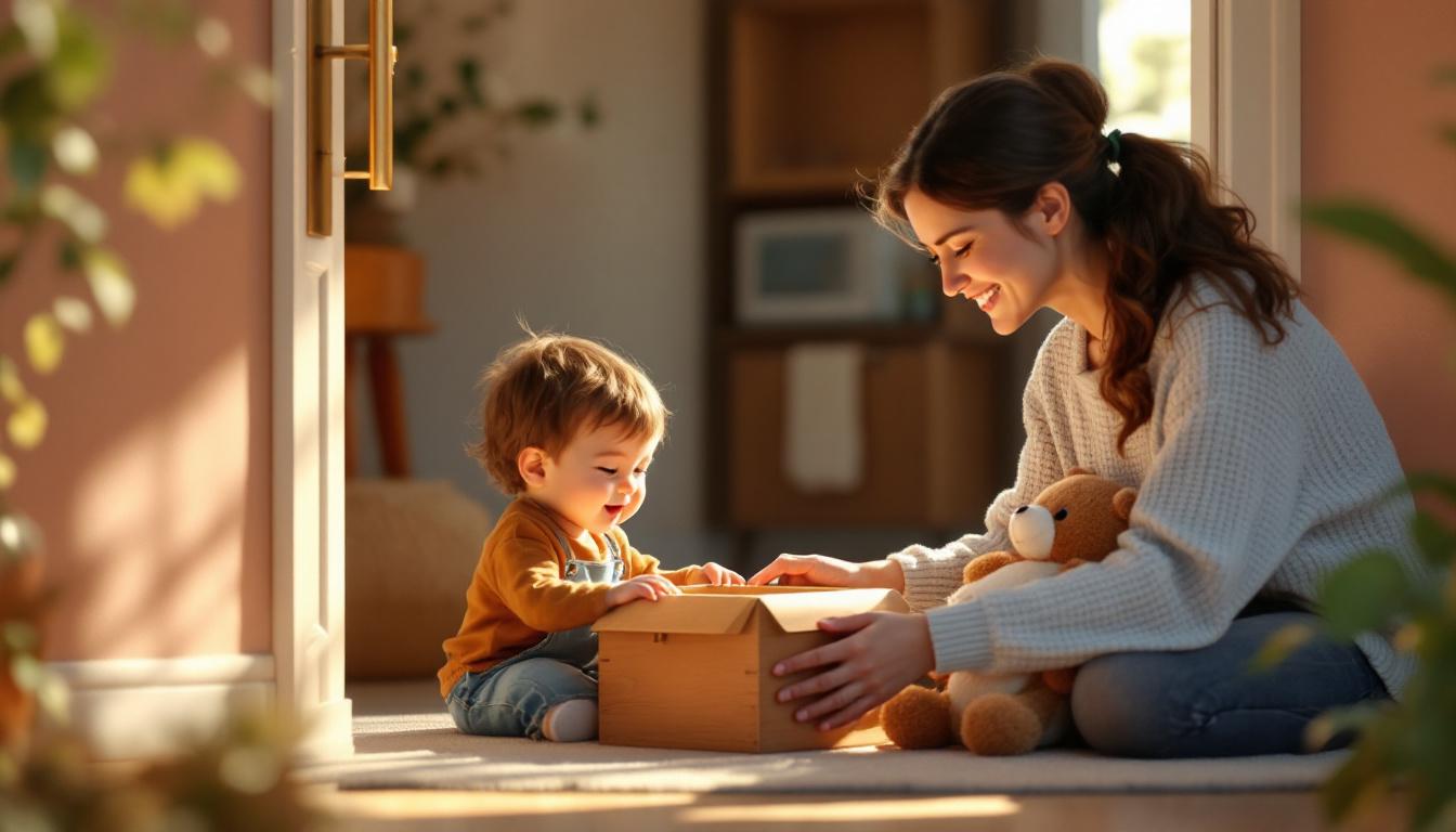 découvrez comment la boîte à histoires peut faciliter la transition et apaiser les enfants lors de la garde alternée, en créant un lien affectif entre les deux foyers.