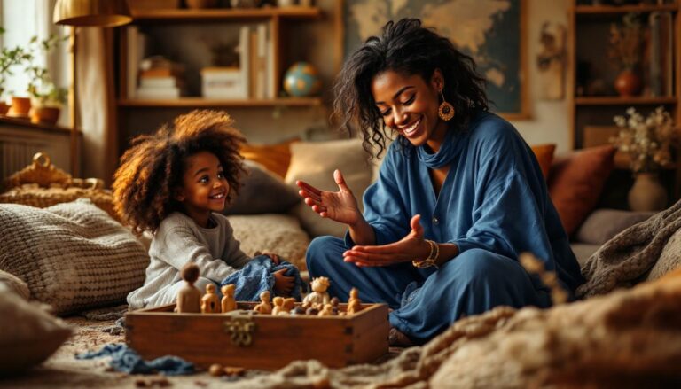 découvrez comment utiliser la conteuse pour initier les enfants aux contes et légendes du monde, favorisant ainsi l'ouverture à la diversité culturelle et le développement de leur imagination.