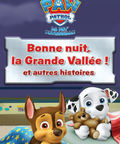 Carte Yoto – La Pat' Patrouille : Bonne nuit, la Grande Vallée ! et autres histoires