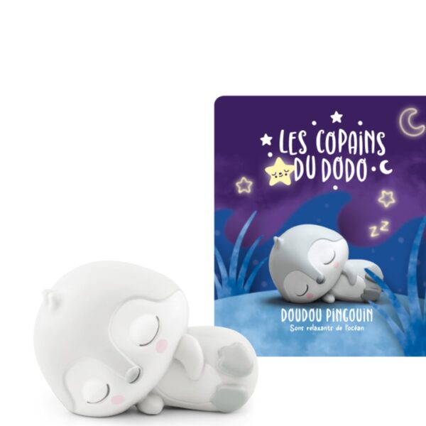 Figurine Tonie - Les Copains Du Dodo - Doudou Pingouin - Sons Relaxants De L’Océan Du Dodo