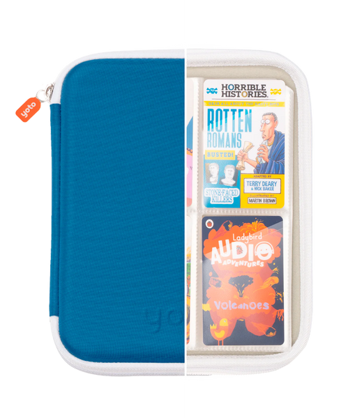 Porte-cartes Yoto bleu pour ranger 64 cartes audio