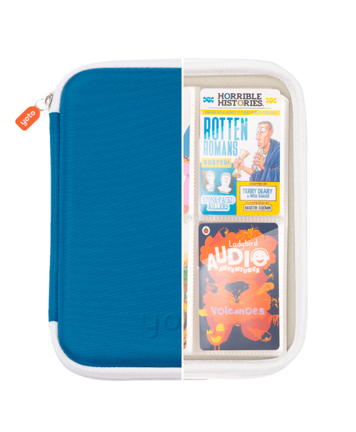 Porte-cartes Yoto bleu pour ranger 64 cartes audio